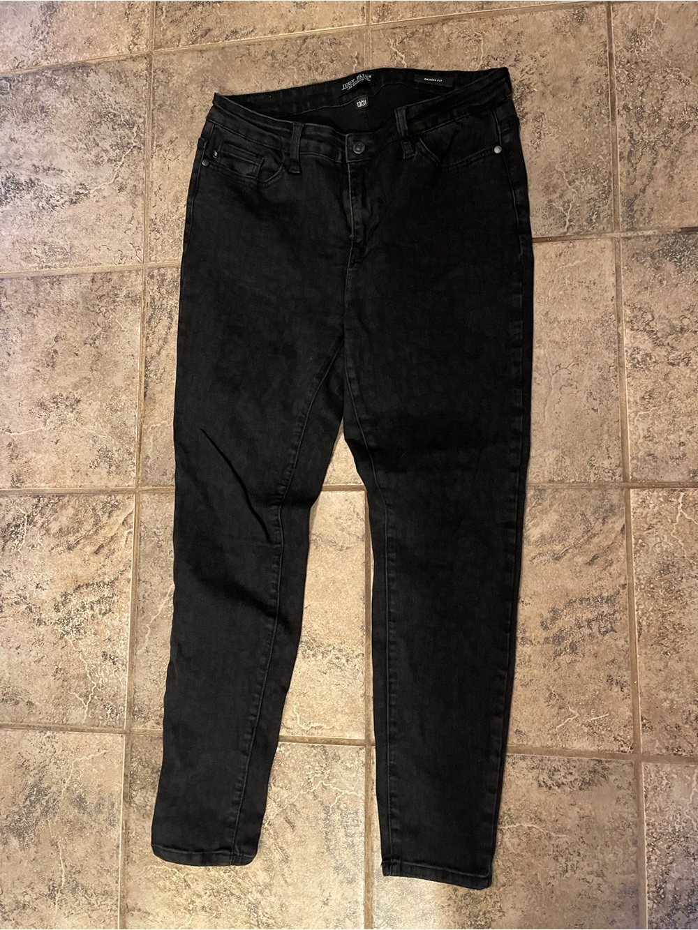 Judy Blue Women's Black High-Rise Skinny Jeans in size 13/31-worn twice